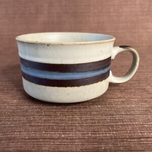 Otagiri Horizon Pottery Soup Bowl w/ handle MCM Japan 4.25 x 2.75 Vintage